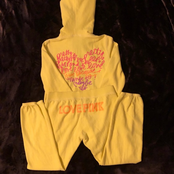 PINK! Victoria’s Secret Neon Capri Sweatpants - Picture 8 of 8